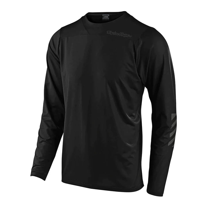 SKYLINE LS JERSEY - SOLID BLACK