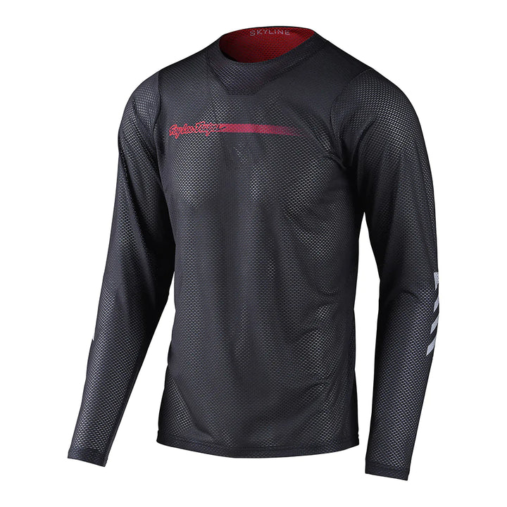 SKYLINE AIR LS JERSEY - CHANNEL CARBON