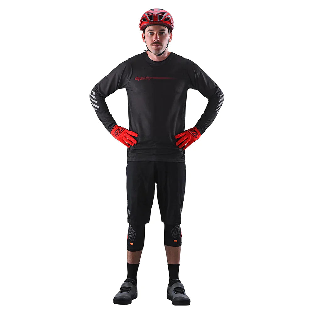 SKYLINE AIR LS JERSEY - CHANNEL CARBON