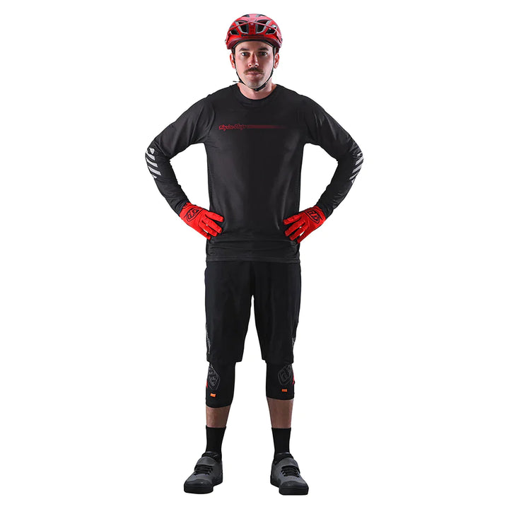 SKYLINE AIR LS JERSEY - CHANNEL CARBON