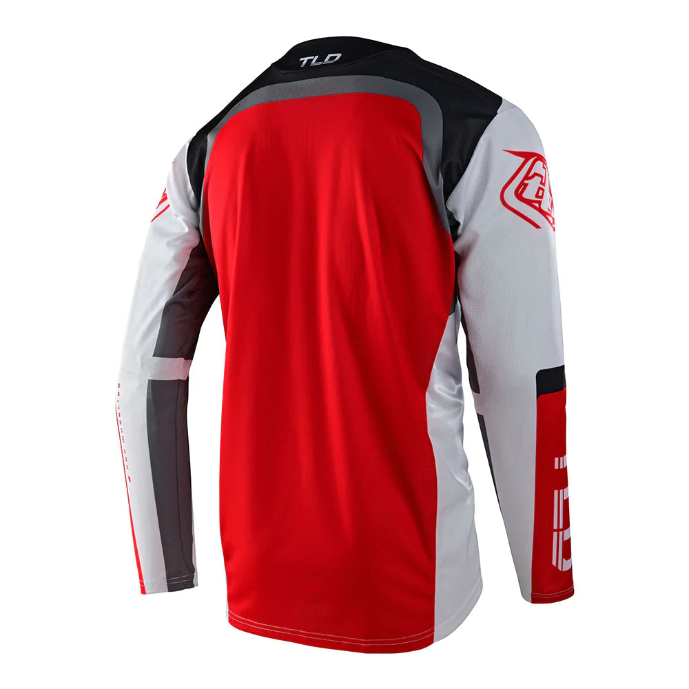 Troy Lee Designs SPRINT LS JERSEY - CHARCOAL GLO RED
