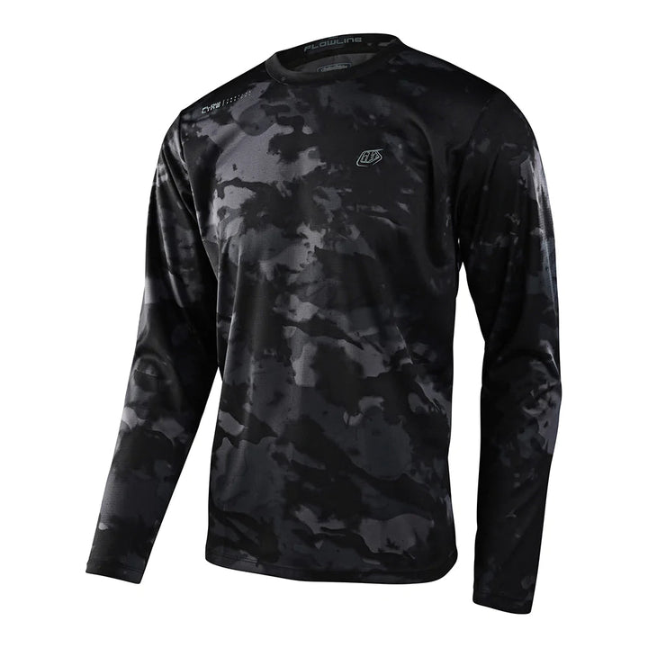 Troy Lee Designs FLOWLINE LS JERSEY - COVERT BLACK