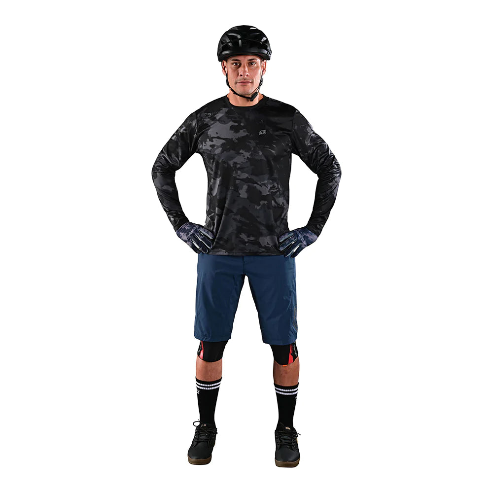 FLOWLINE LS JERSEY - COVERT BLACK