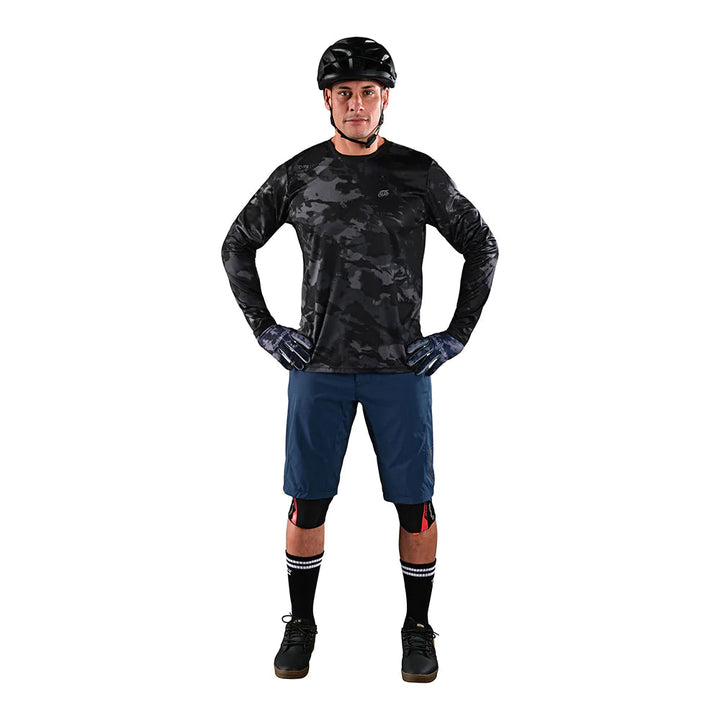 Troy Lee Designs FLOWLINE LS JERSEY - COVERT BLACK