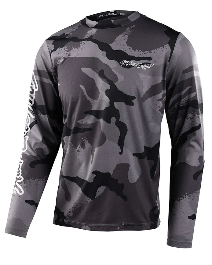 Troy Lee Designs FLOWLINE LS JERSEY - CAMS CARBON