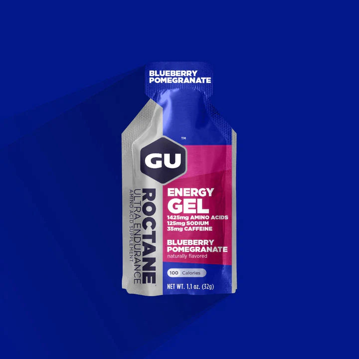 GU Gel Energizante Roctane - Granada & Arándano (Caja de 24 Unidades)