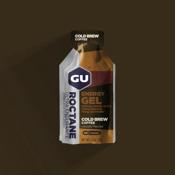 GU Gel Energizante Roctane - Cold Brew (Caja de 24 Unidades)