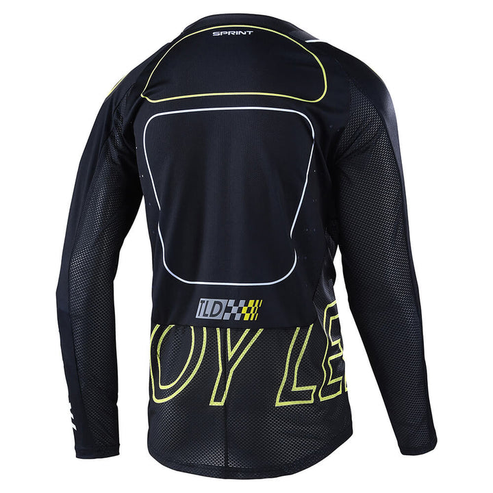 SPRINT LS JERSEY - CHARCOAL DROP BLACK GREEN