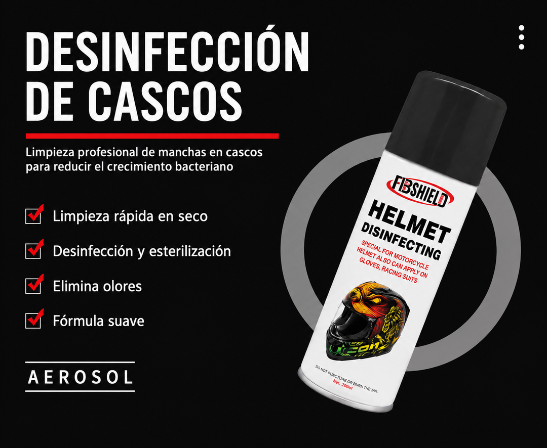 Fibshield Spray Limpiador de Cascos/Guantes 200ml