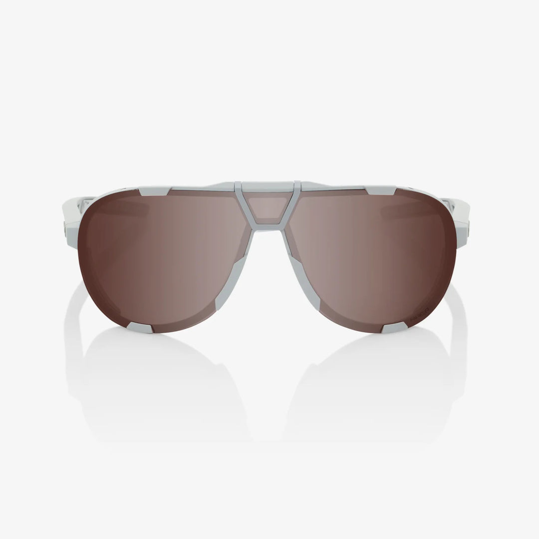 Westcraft - Soft Tact Stone Grey - HiPER Crimson Silver Mirror + Clear Lens