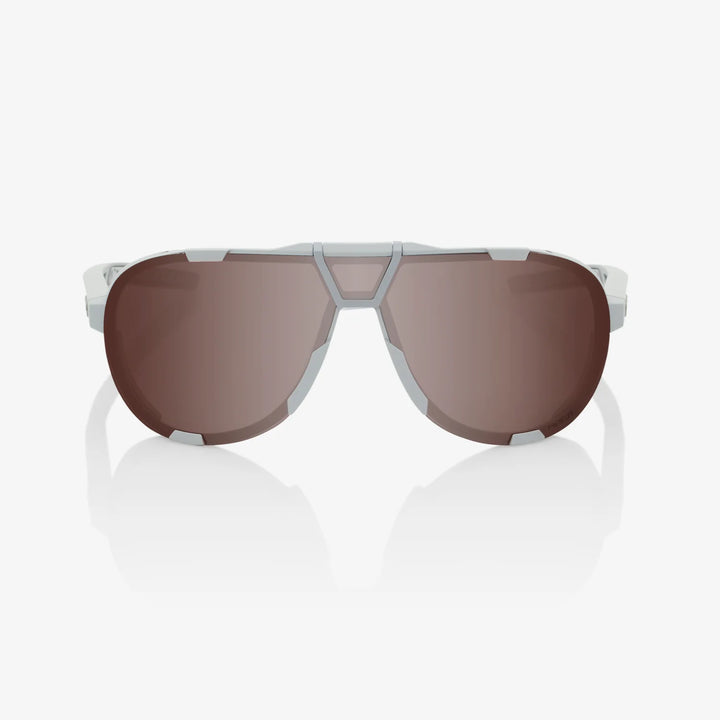 Westcraft - Soft Tact Stone Grey - HiPER Crimson Silver Mirror + Clear Lens