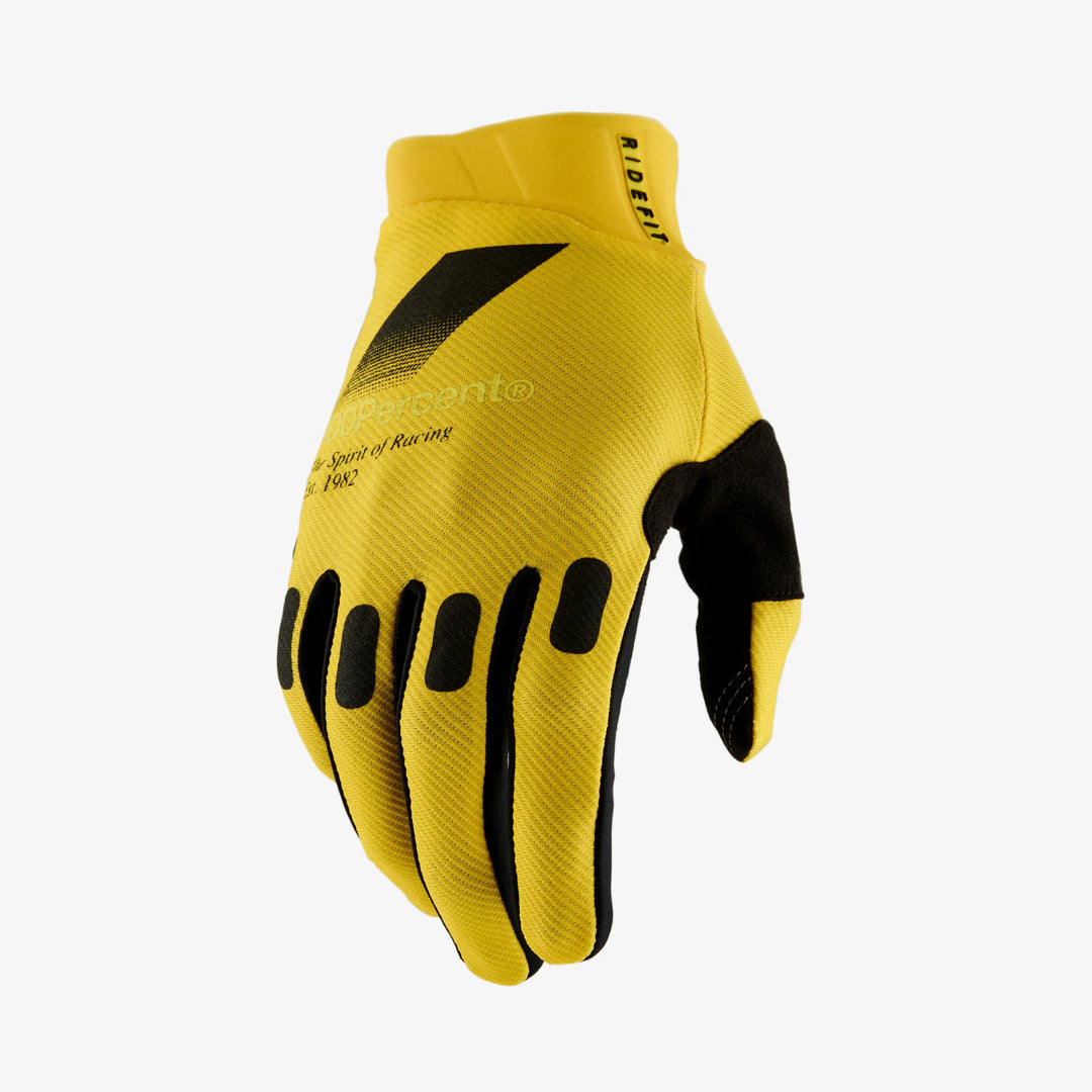 100% RIDEFIT Guantes - Yellow