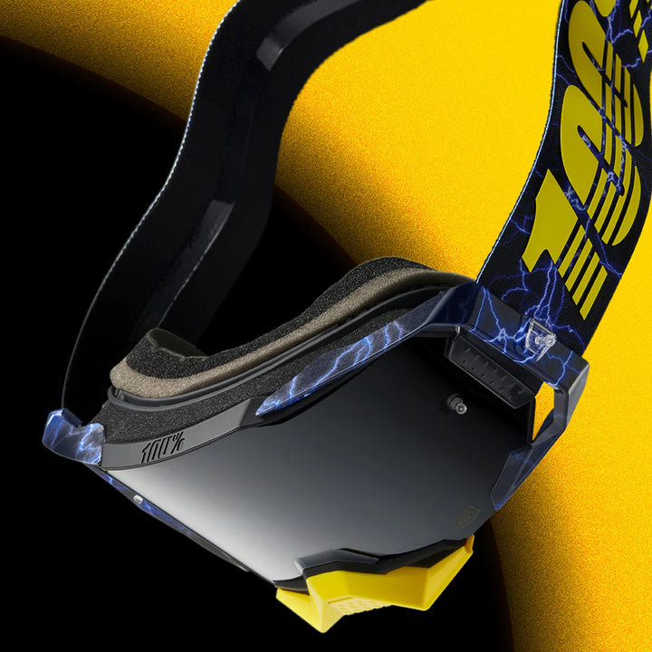 100% ARMEGA® Goggle Fury - Silver Mirror Lens