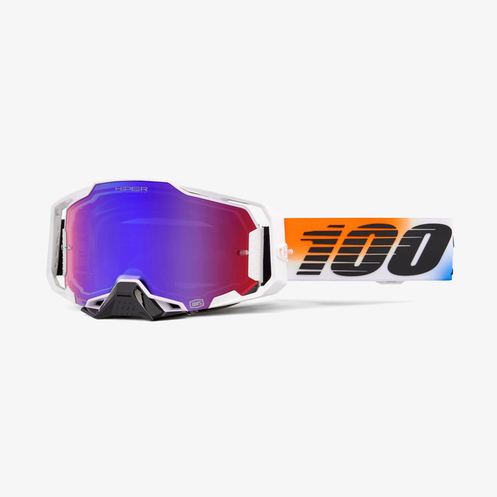 100% ARMEGA® Goggle United - HiPER Red/Blue Mirror Lens