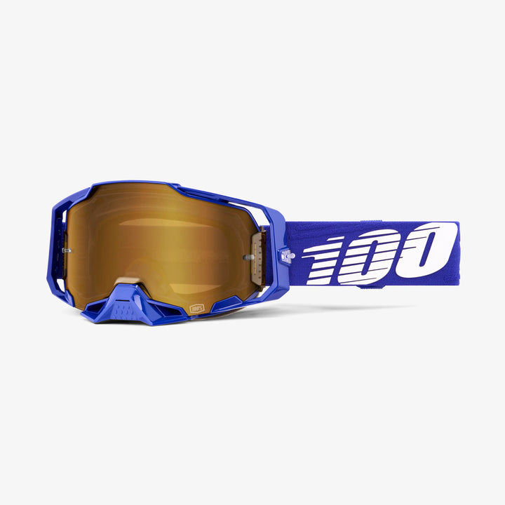 100% ARMEGA® Goggle Klein - True Gold Mirror Lens