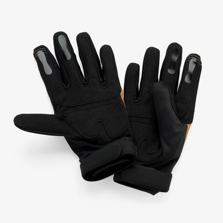 100% Langdale Guantes - Black/Tan