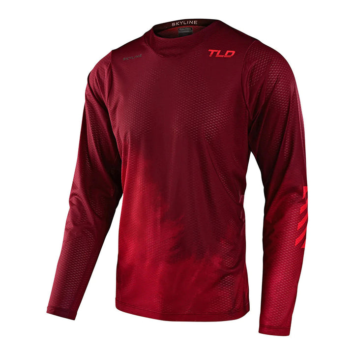 SKYLINE AIR LS JERSEY - FADES WINE