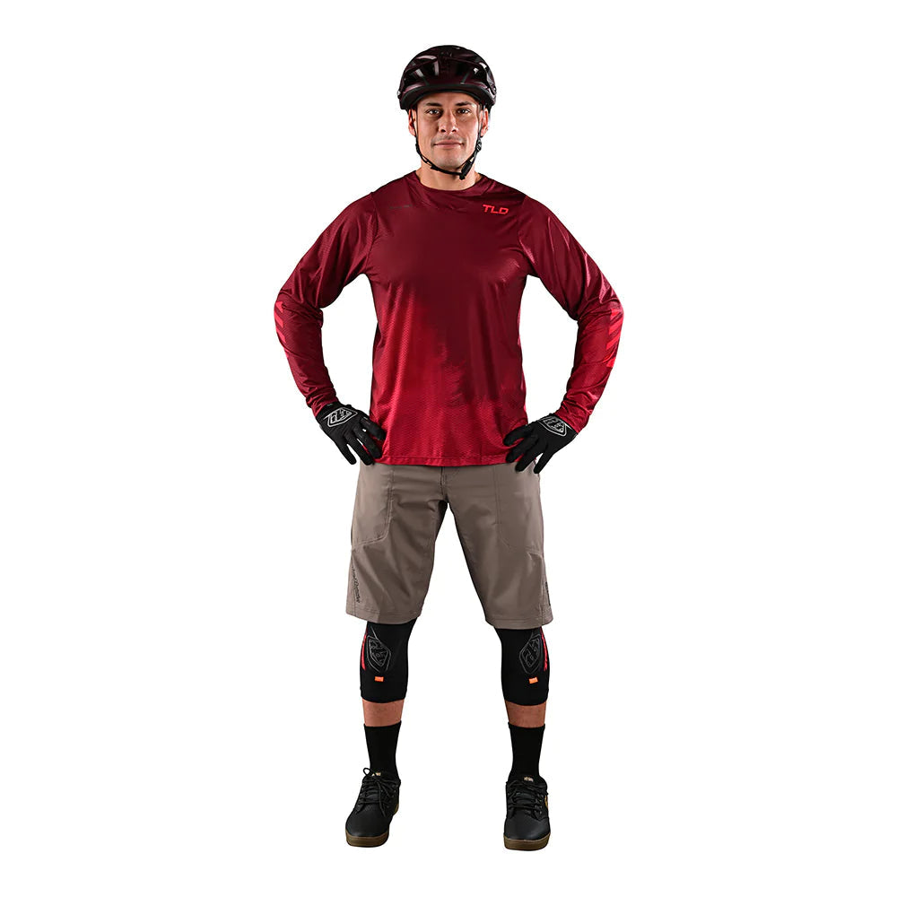 SKYLINE AIR LS JERSEY - FADES WINE
