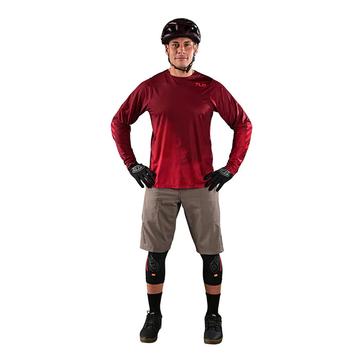 SKYLINE AIR LS JERSEY - FADES WINE