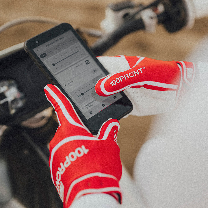 Guantes 100% Ridefit - Red