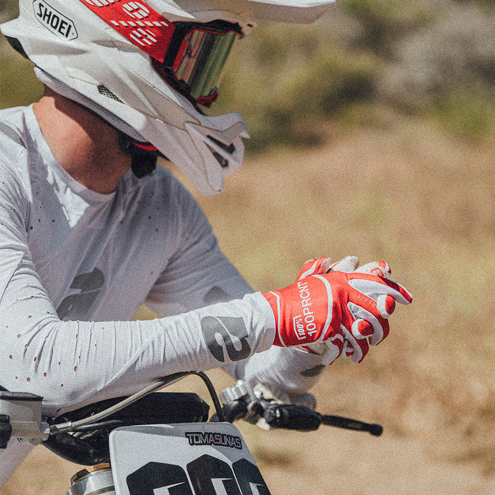 Guantes 100% Ridefit - Red