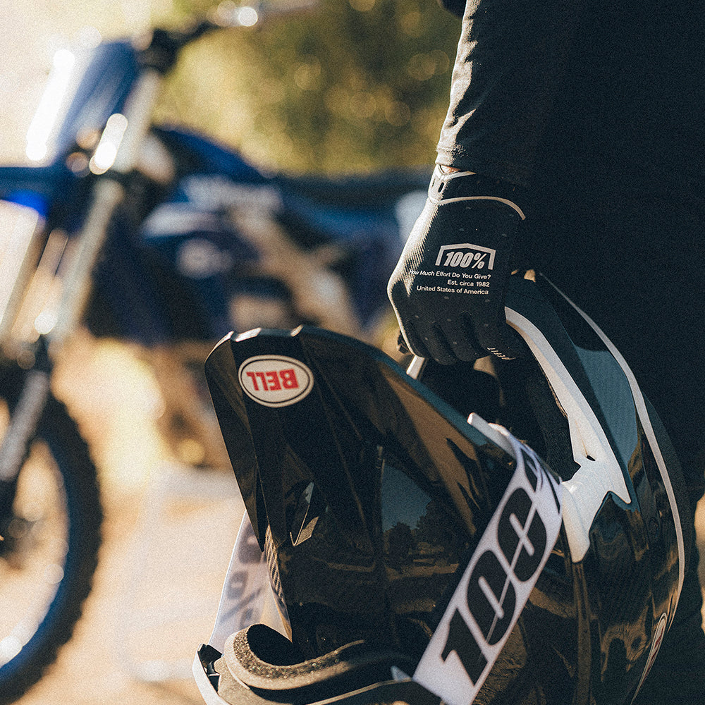 Guantes 100% Ridefit - Black