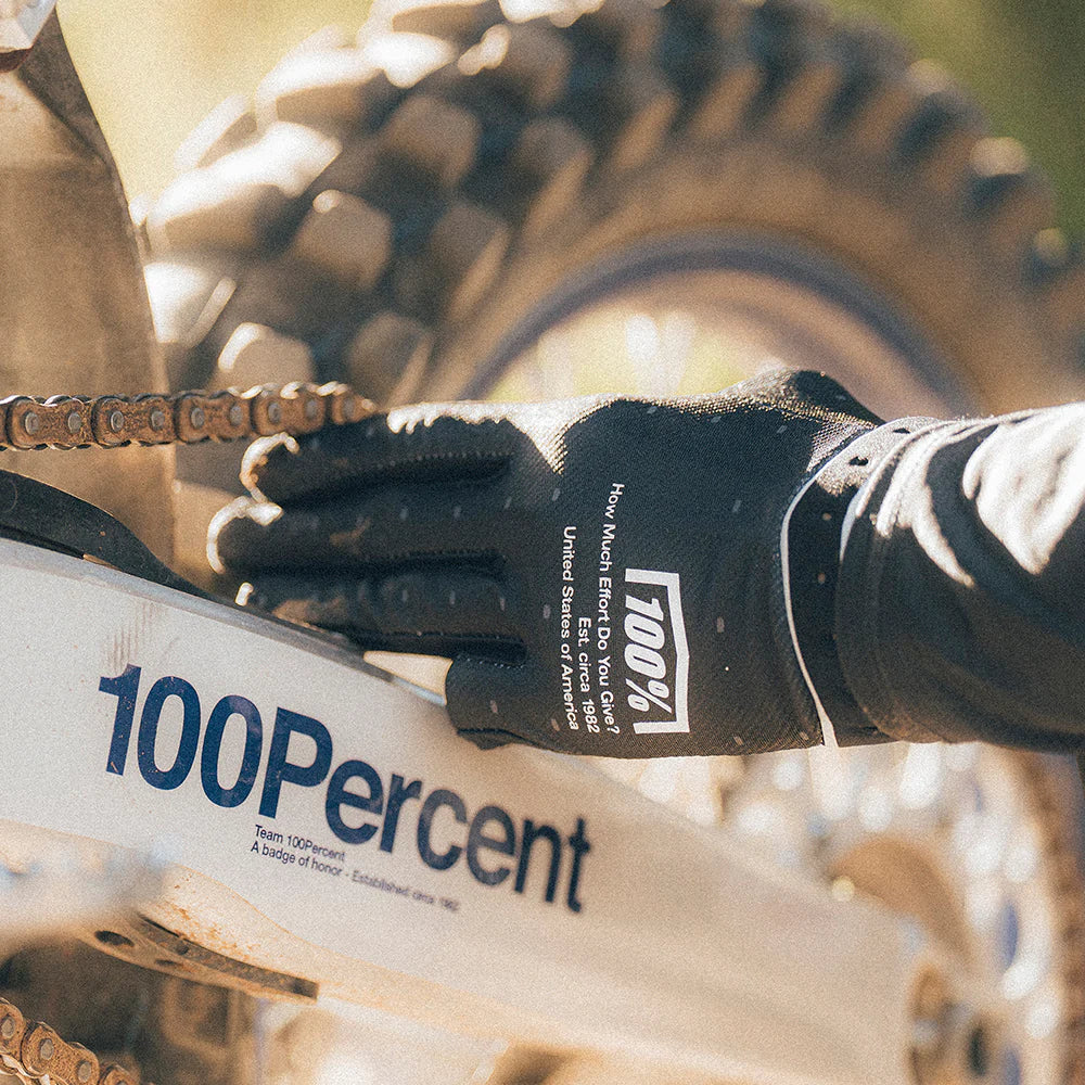 Guantes 100% Ridefit - Black