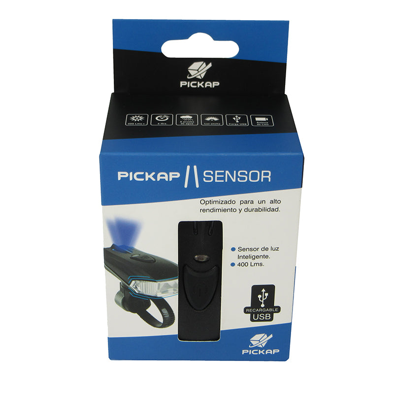 Luces Sensor Delanteras para Bicicleta 400 Lumenes USB
