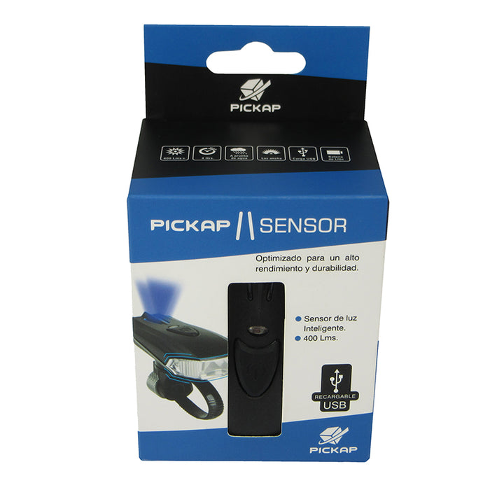 Luces Sensor Delanteras para Bicicleta 400 Lumenes USB
