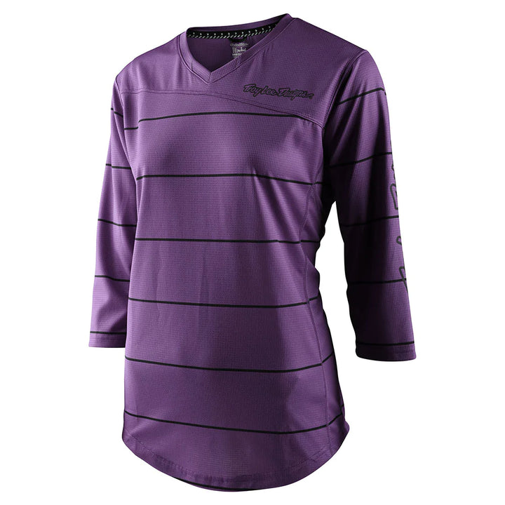 MISCHIEF PINSTRIPE JERSEY 3/4 - ORCHID