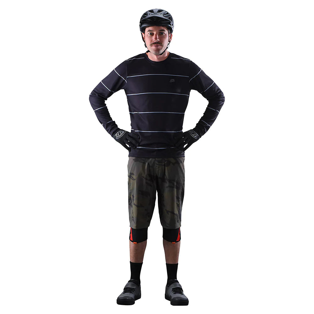 FLOWLINE LS JERSEY - REVERT BLACK