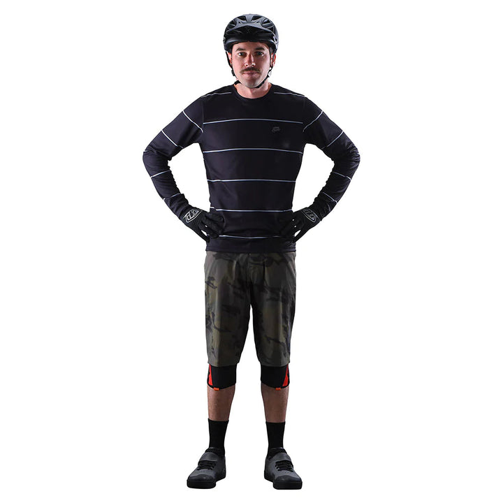 FLOWLINE LS JERSEY - REVERT BLACK