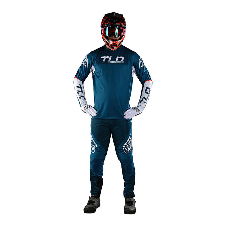 SPRINT LS JERSEY - SLATE BLUE ORANGE