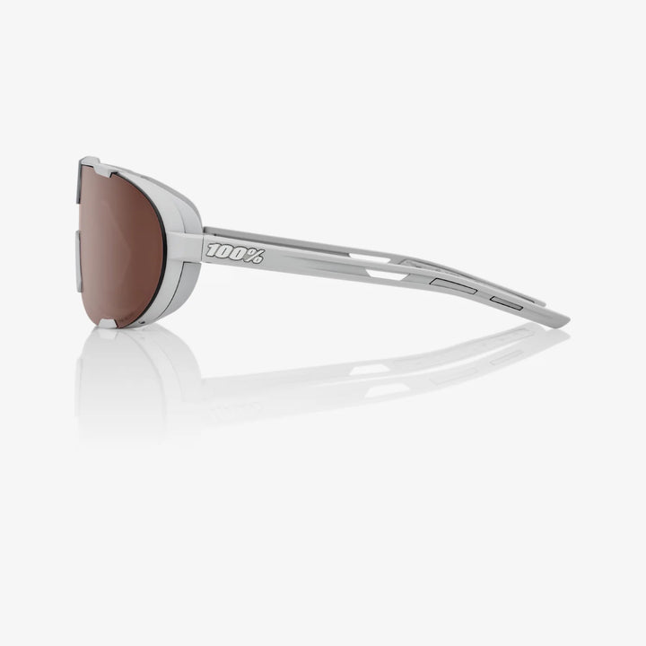 Westcraft - Soft Tact Stone Grey - HiPER Crimson Silver Mirror + Clear Lens