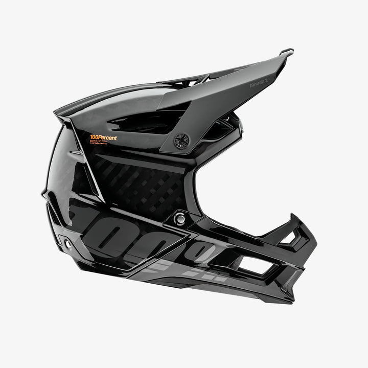 100% Aircraft 2 Carbon Black
