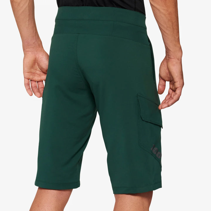 100% RIDECAMP Shorts - Forest Green