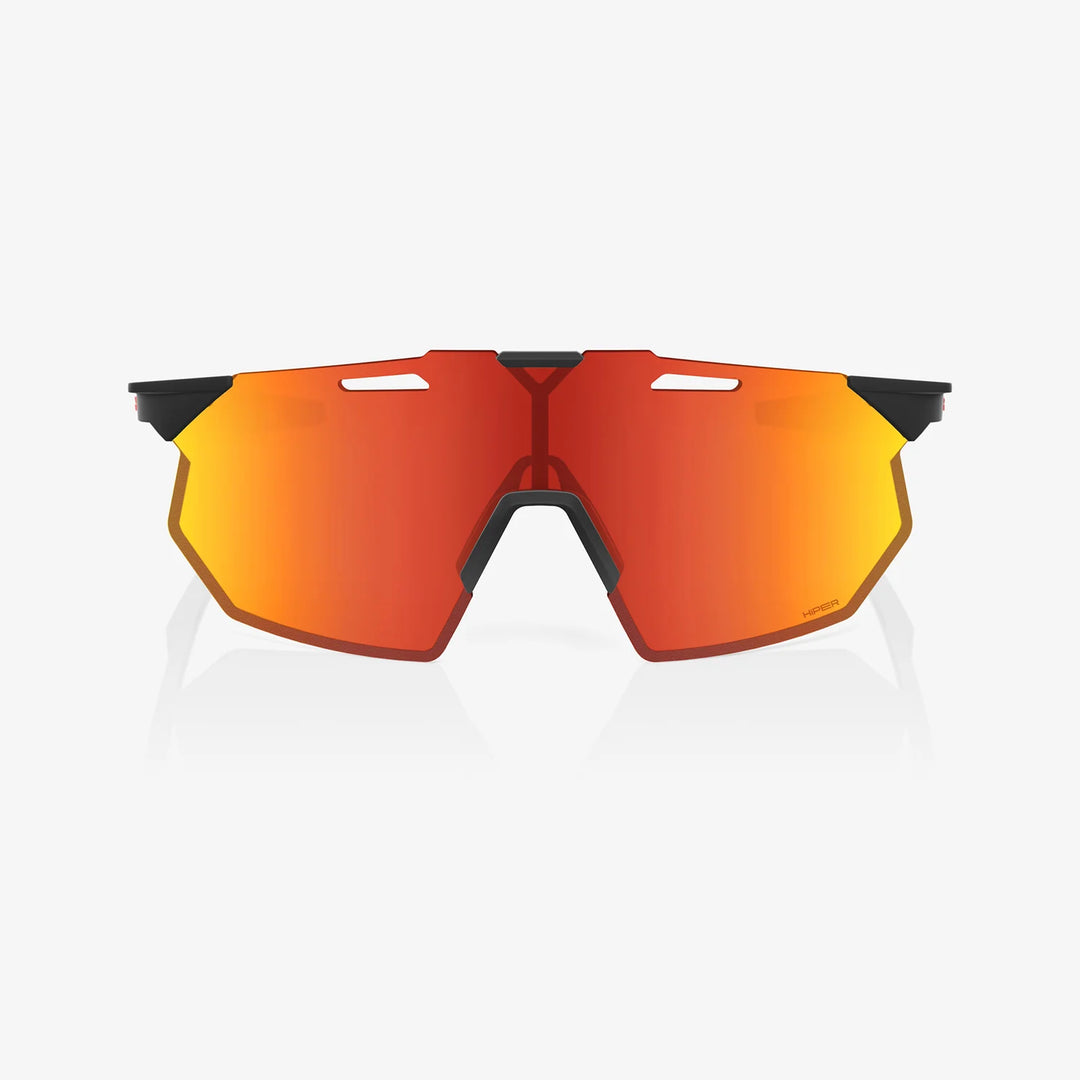 HYPERCRAFT® SQ - Soft Tact Black - HiPer Red Multilayer Mirror + Clear Lens