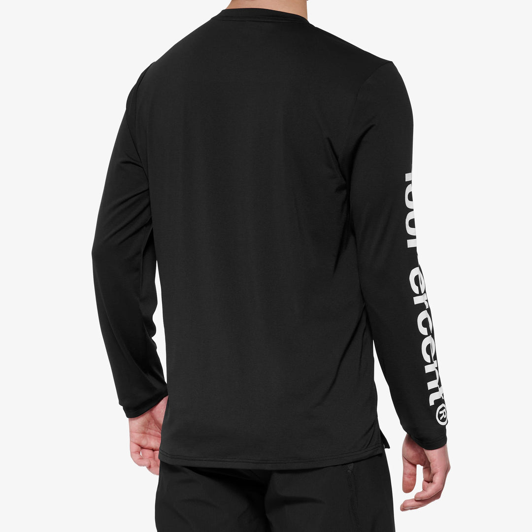 100% AIRMATIC Jersey Manga Larga - Black
