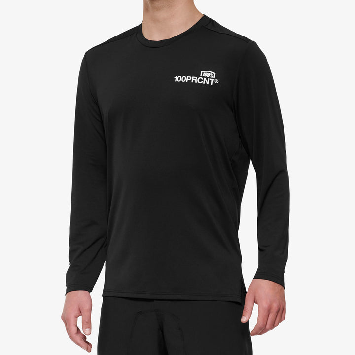 100% AIRMATIC Jersey Manga Larga - Black
