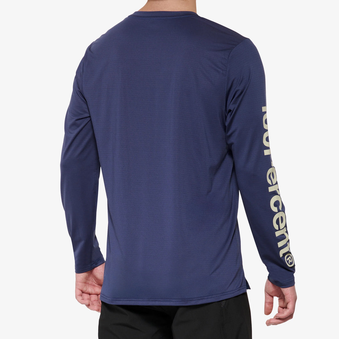 100% AIRMATIC Jersey Manga Larga - Indigo