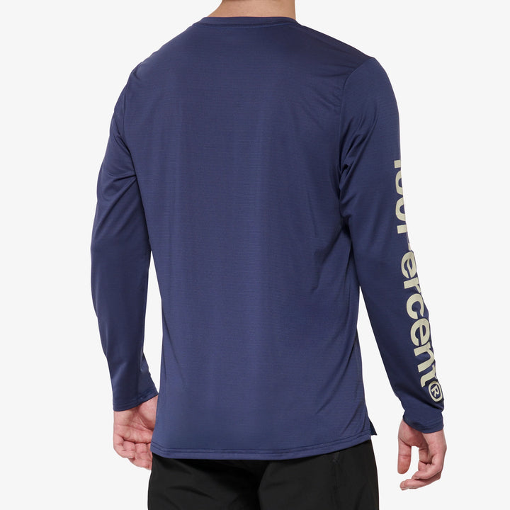 100% AIRMATIC Jersey Manga Larga - Indigo