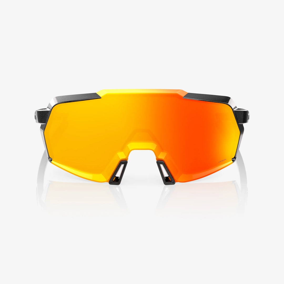 100% Korbin - Gloss Metallic Black - HiPER Red Multilayer Mirror