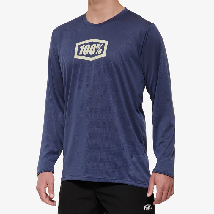 100% RIDECAMP Jersey Manga Larga - Indigo