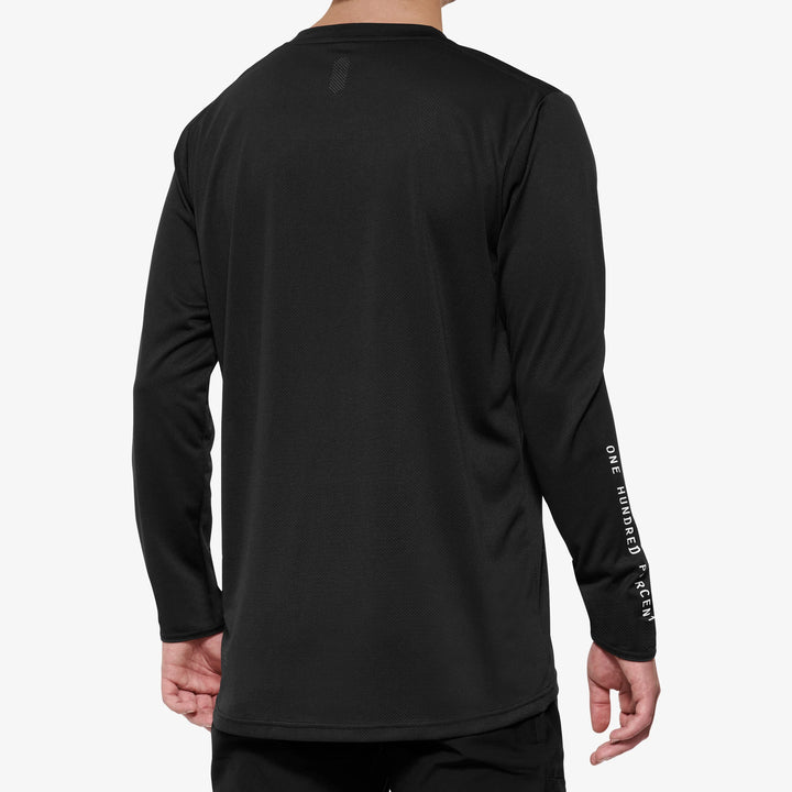 100% RIDECAMP Jersey Manga Larga - Black