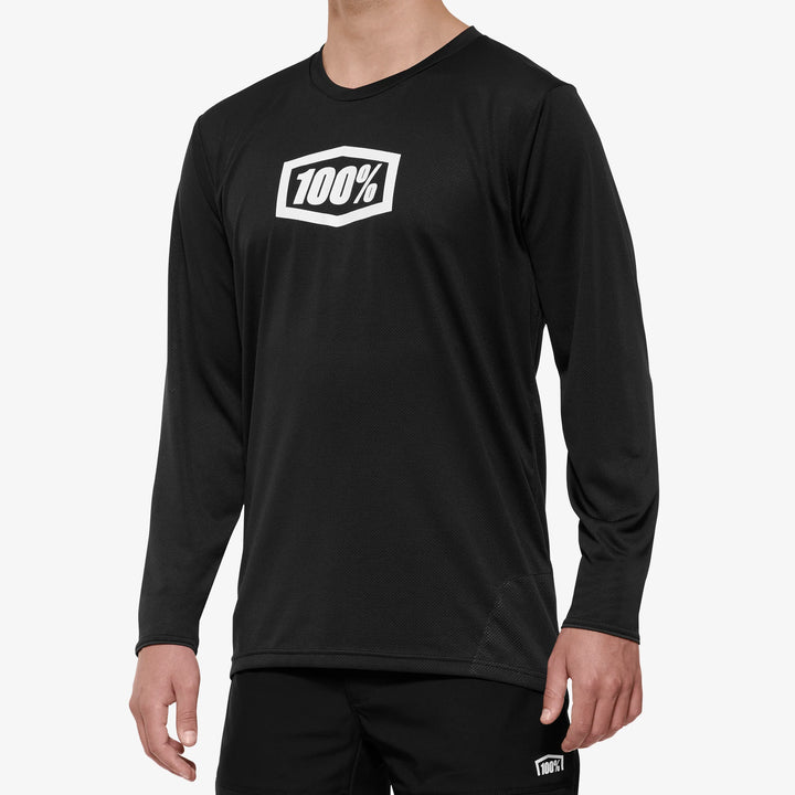 100% RIDECAMP Jersey Manga Larga - Black