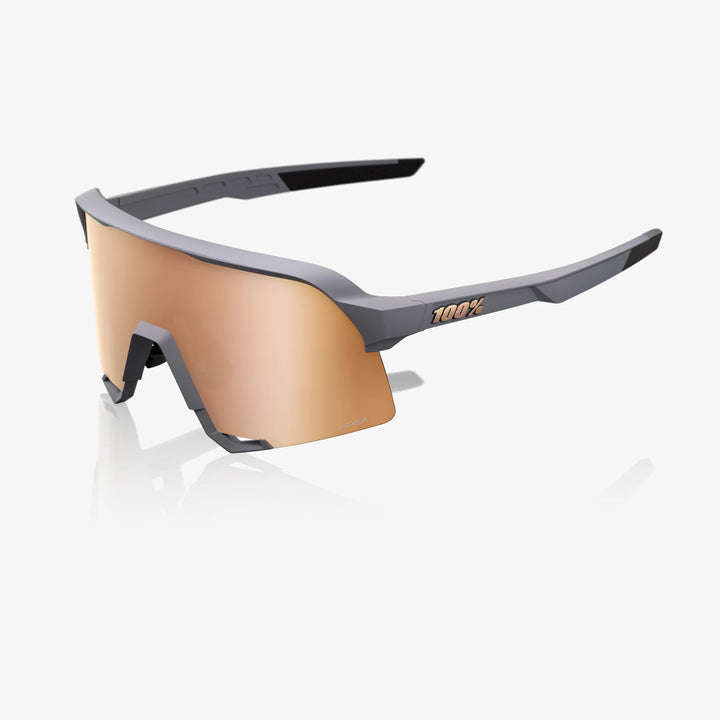 100% Lente S3™  - Soft Tact Grey - HiPER® Copper Mirror + Clear Lens
