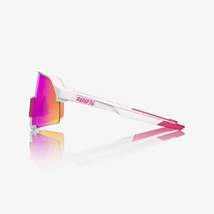 100% Lente S3 - Matte White/Pink - HiPER Vital Pink Mirror