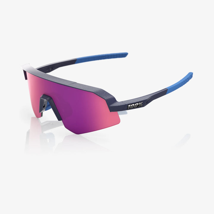 100% SLENDALE SL - Satin Storm Metallic - Purple Mirror Lens