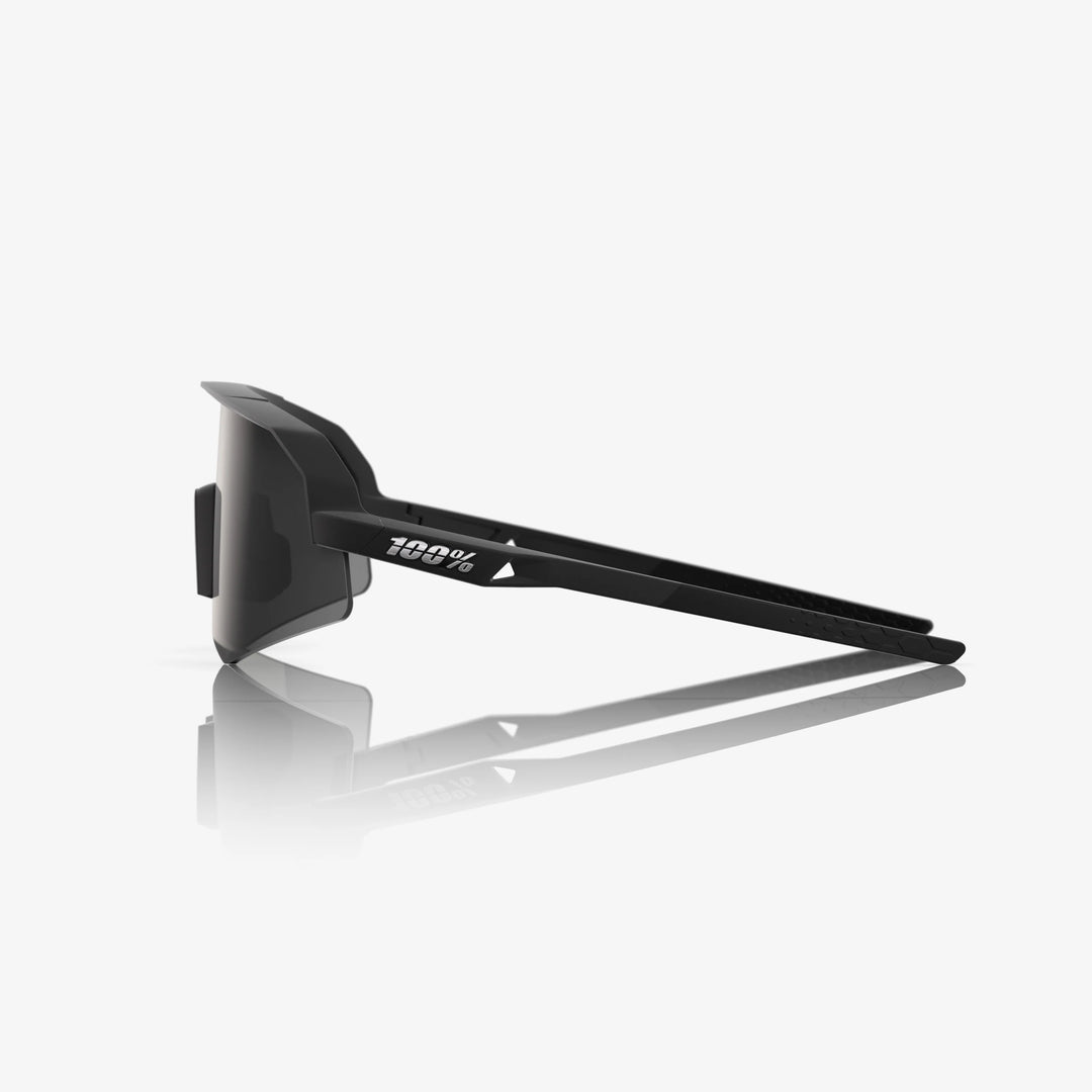 100% SLENDALE SL - Matte Black - Smoke Lens