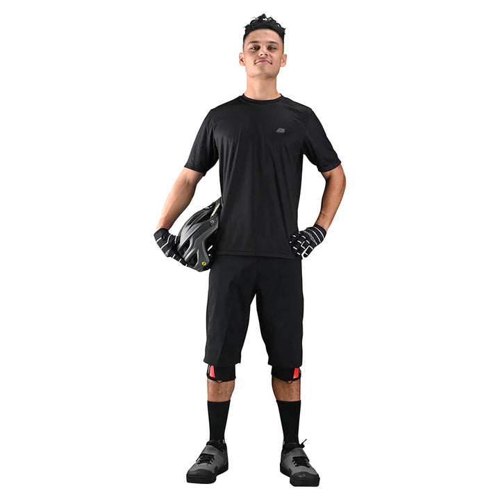 FLOWLINE SS JERSEY - SOLID BLACK